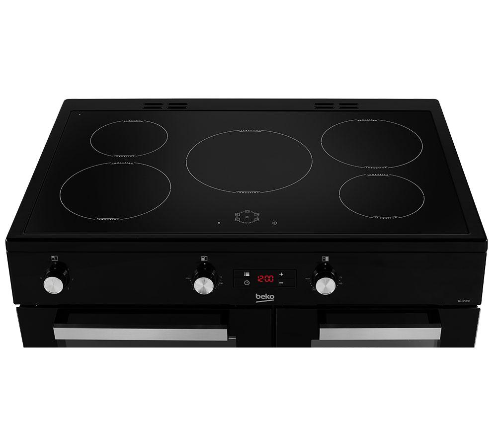 BEKO Pro KDVI90K 90 cm Electric Induction Range Cooker - Black image number 4 of 11