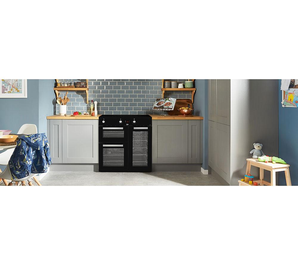 BEKO Pro KDVI90K 90 cm Electric Induction Range Cooker - Black image number 7 of 11