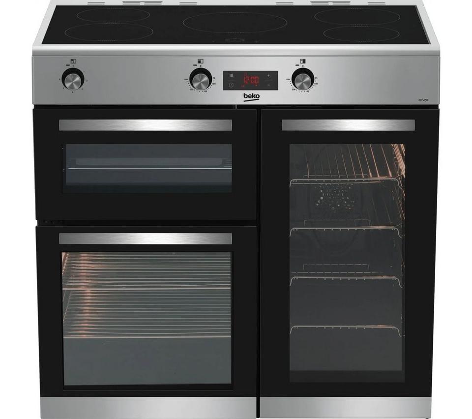 BEKO Pro KDVI90X 90 cm Electric Induction Range Cooker - Stainless Steel