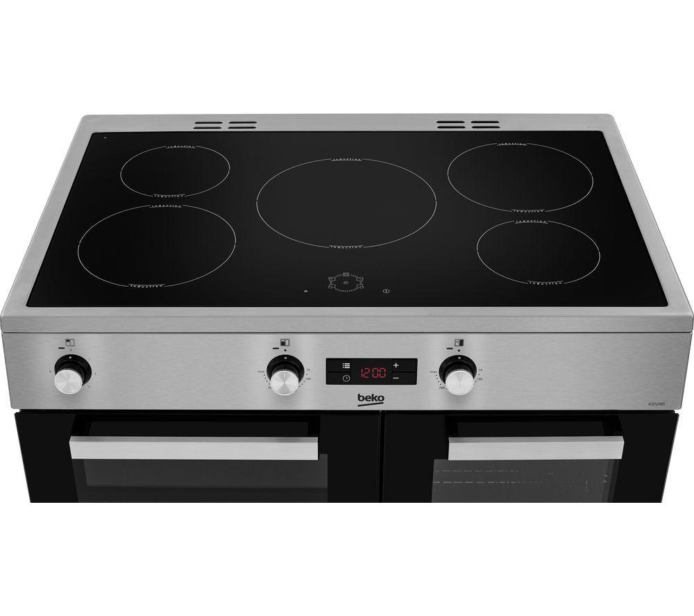 BEKO Pro KDVI90X 90 cm Electric Induction Range Cooker - Stainless Steel image number 2 of 6