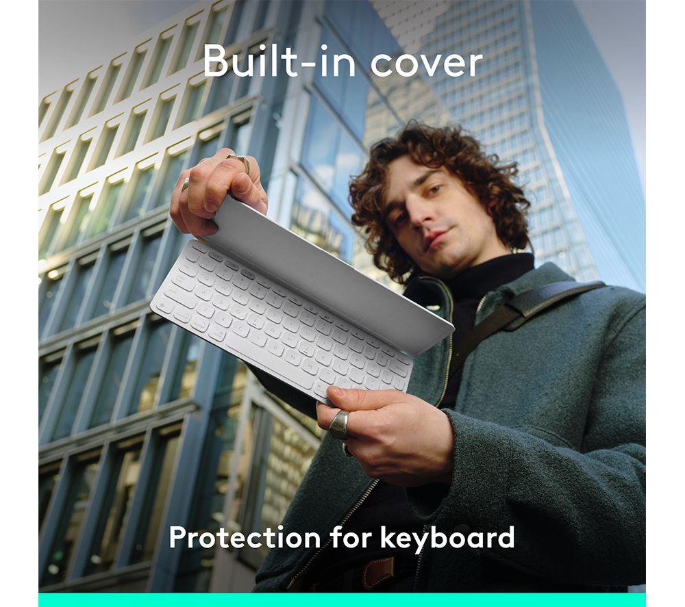 LOGITECH Keys-To-Go 2 Universal Portable Wireless Keyboard - Pale Grey image number 3 of 10