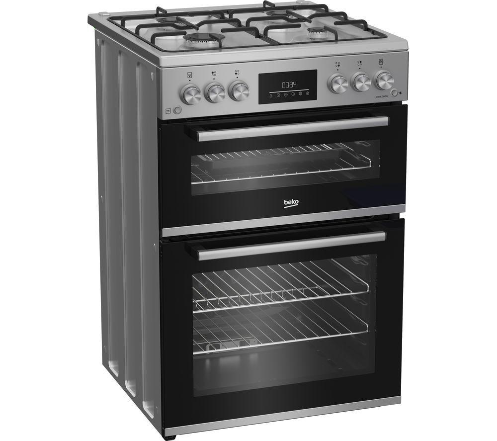 BEKO Pro FDG6231CS 60 cm Gas Cooker - Silver image number 2 of 5