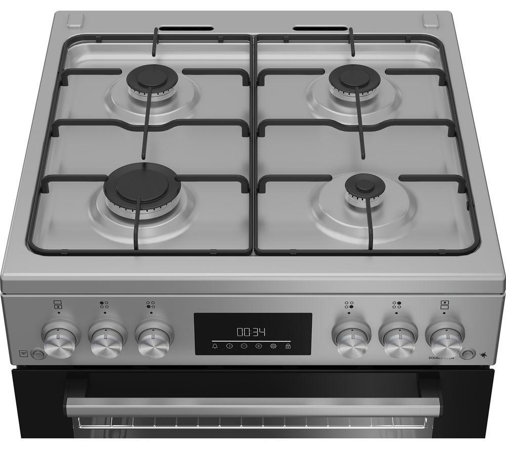 BEKO Pro FDG6231CS 60 cm Gas Cooker - Silver image number 5 of 5