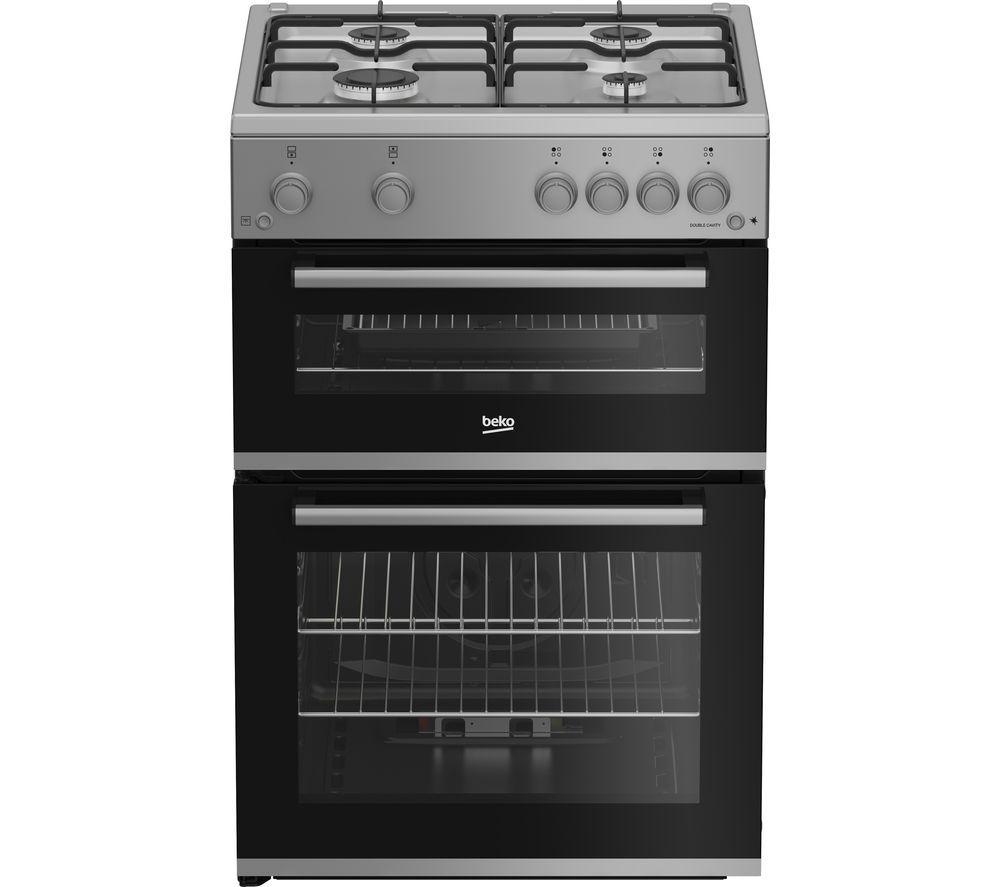 BEKO FTG6201S 60 cm Gas Cooker – Silver, Silver/Grey,Black