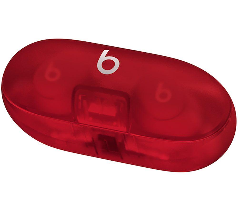 BEATS Solo Buds Wireless Bluetooth Earbuds - Transparent Red image number 6 of 7