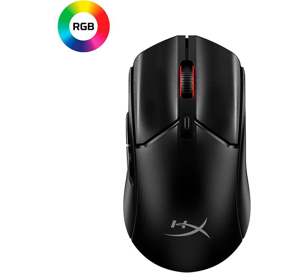 HYPERX Pulsefire Haste 2 Core RGB Wireless Optical Gaming Mouse - Black image number 2 of 20