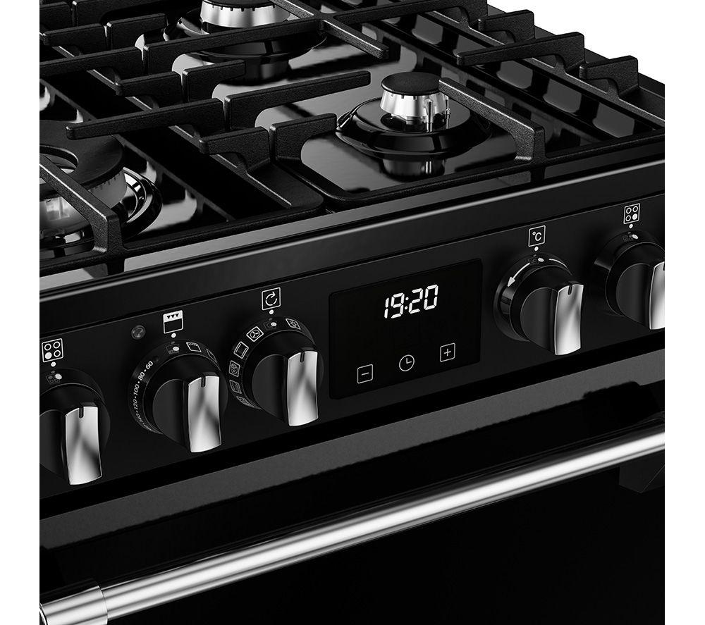 STOVES Richmond Deluxe 60DF Dual Fuel Cooker - Black & Chrome image number 9 of 20