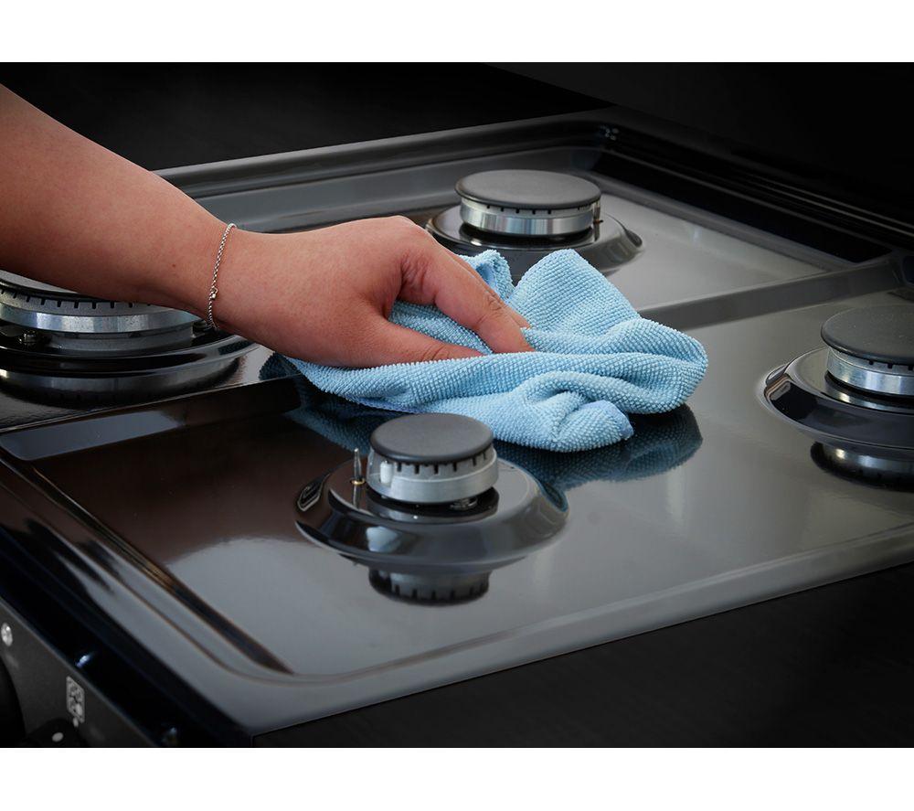 STOVES Richmond Deluxe 60DF Dual Fuel Cooker - Black & Chrome image number 16 of 20