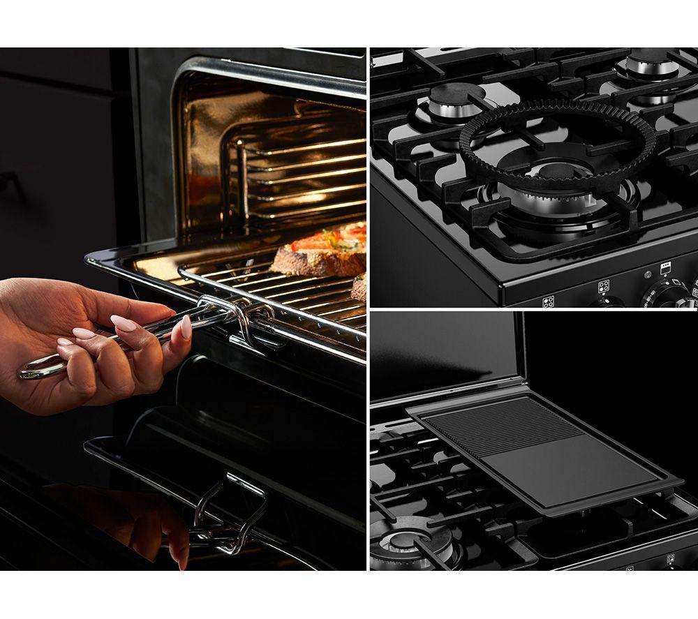 STOVES Richmond Deluxe 60DF Dual Fuel Cooker - Black & Chrome image number 20 of 20