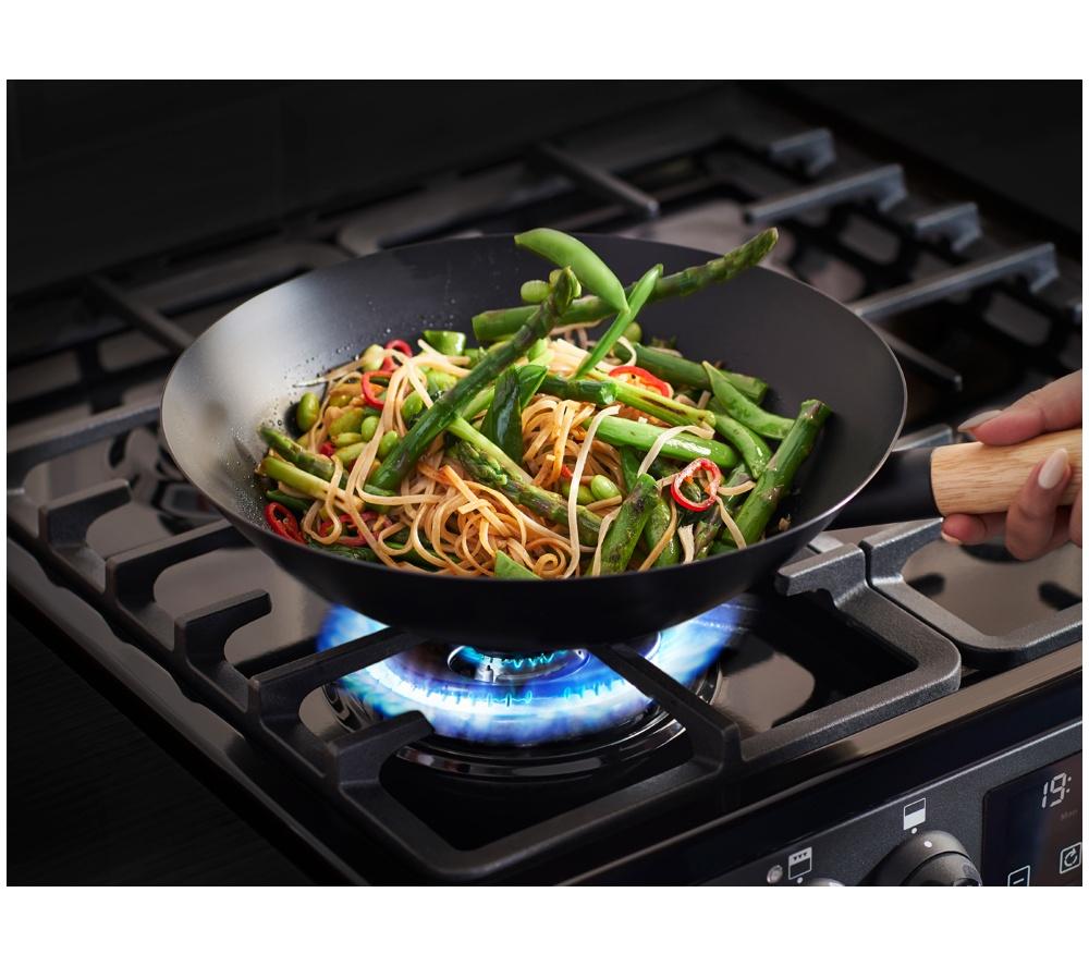 STOVES Richmond Deluxe 60DF Dual Fuel Cooker - Anthracite & Chrome image number 7 of 23