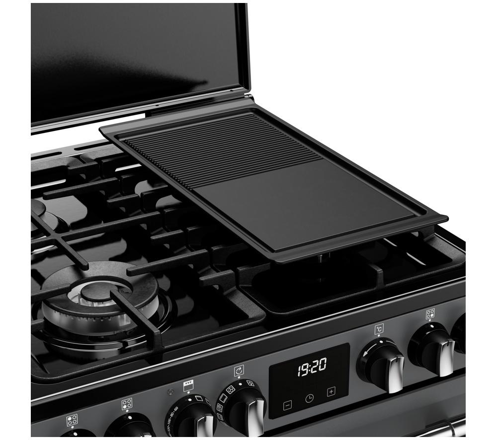 STOVES Richmond Deluxe 60DF Dual Fuel Cooker - Anthracite & Chrome image number 10 of 23