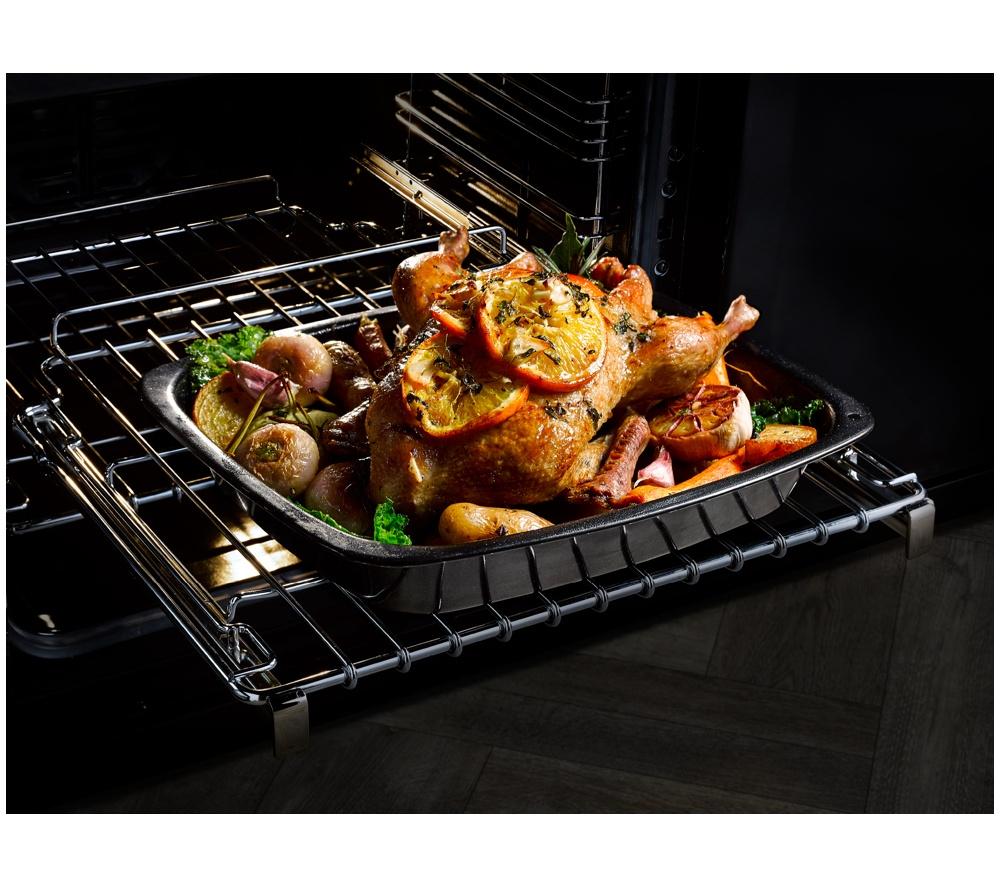 STOVES Richmond Deluxe 60DF Dual Fuel Cooker - Anthracite & Chrome image number 22 of 23