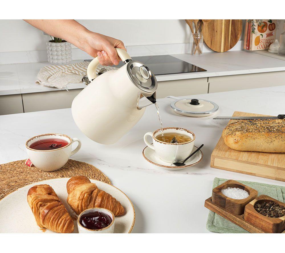 SALTER COMBO-9352 Retro Jug Kettle & 4-Slice Toaster Bundle - Cream image number 5 of 8