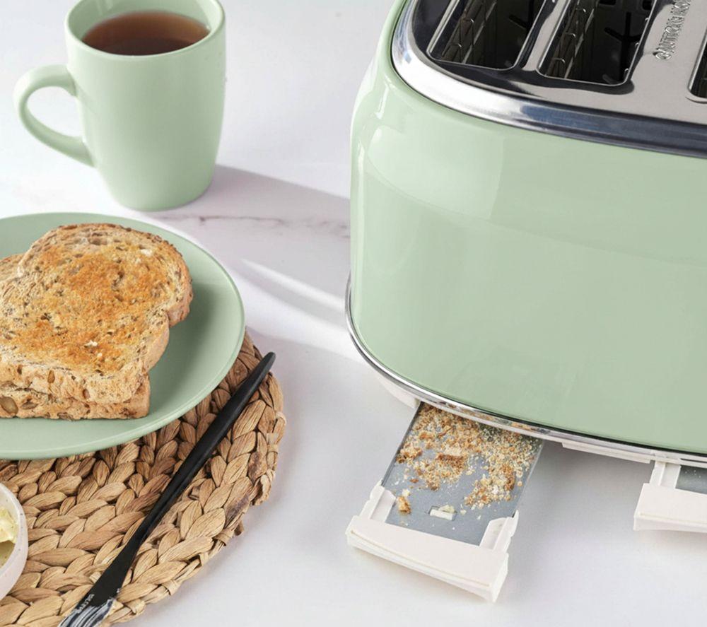 SALTER COMBO-9070 Retro Kettle & 4-Slice Toaster Bundle - Green image number 2 of 9