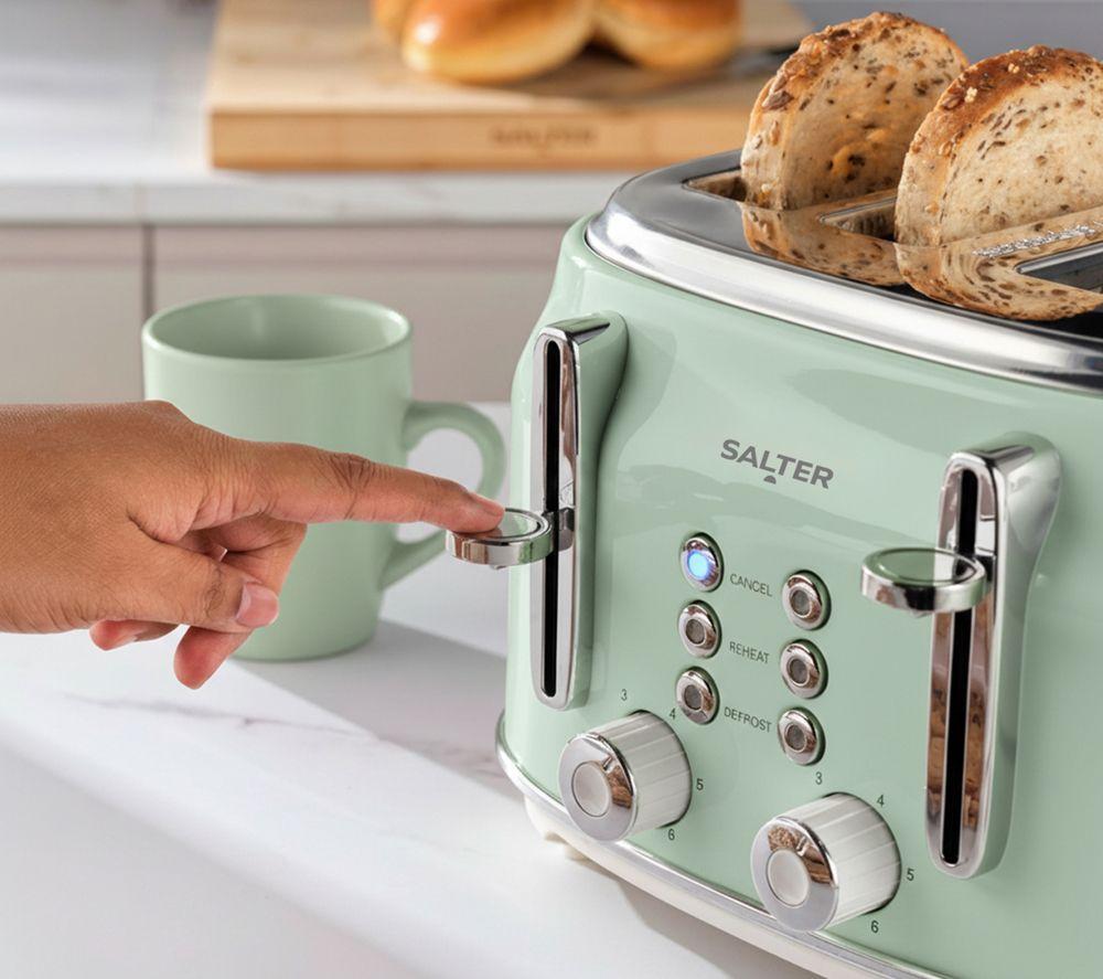 SALTER COMBO-9070 Retro Kettle & 4-Slice Toaster Bundle - Green image number 5 of 9