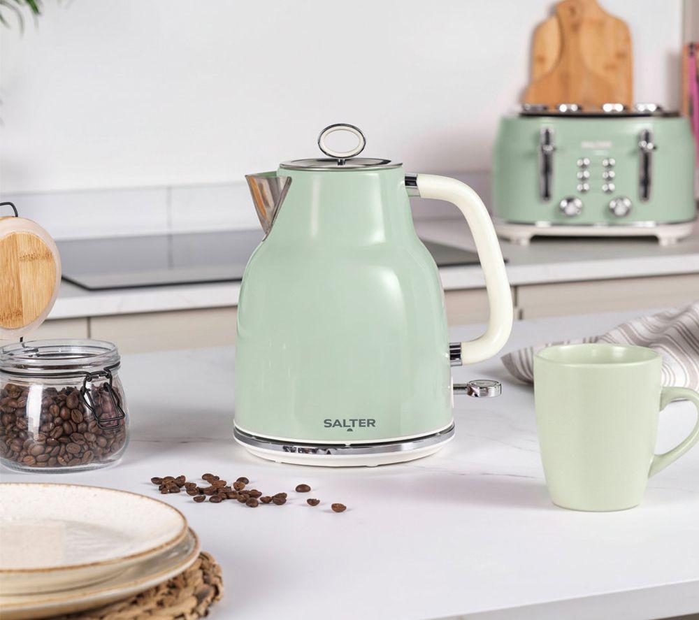 SALTER COMBO-9070 Retro Kettle & 4-Slice Toaster Bundle - Green image number 6 of 9