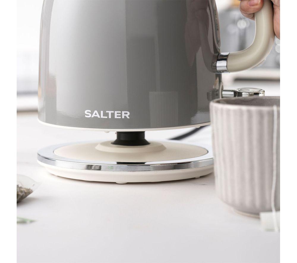 SALTER COMBO-9191 Retro Jug Kettle and 4-Slice Toaster Bundle - Grey image number 8 of 11