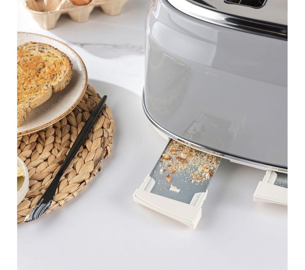 SALTER COMBO-9191 Retro Jug Kettle and 4-Slice Toaster Bundle - Grey image number 9 of 11
