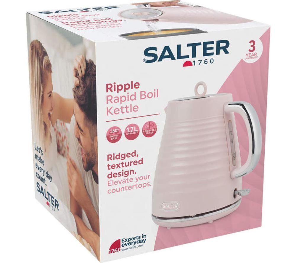 SALTER Ripple EK5742PNK Jug Kettle &ndash; Pink image number 6 of 6