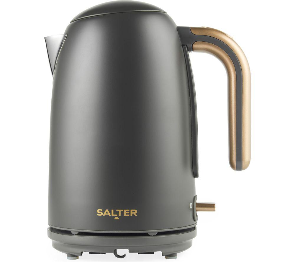 SALTER COMBO-9354 Pebble Jug Kettle & 4-Slice Toaster Bundle - Charcoal image number 2 of 3