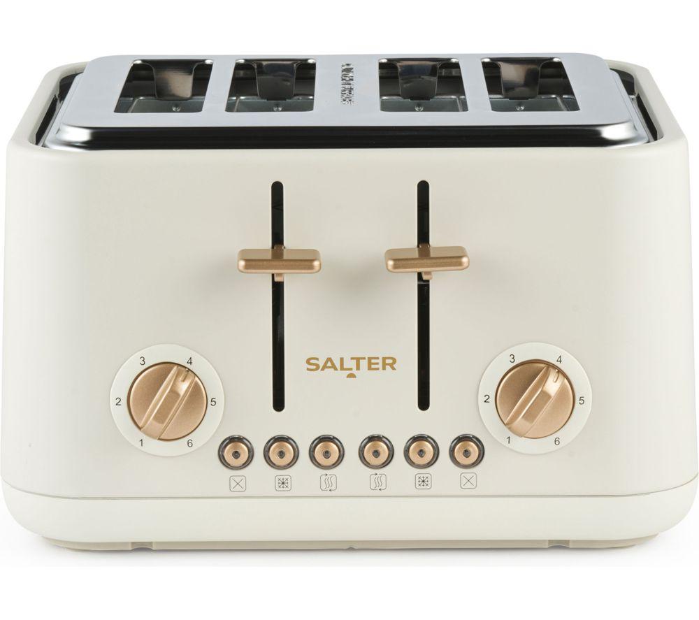 SALTER COMBO-9355 Pebble Jug Kettle & 4-Slice Toaster Bundle - Stone image number 3 of 3