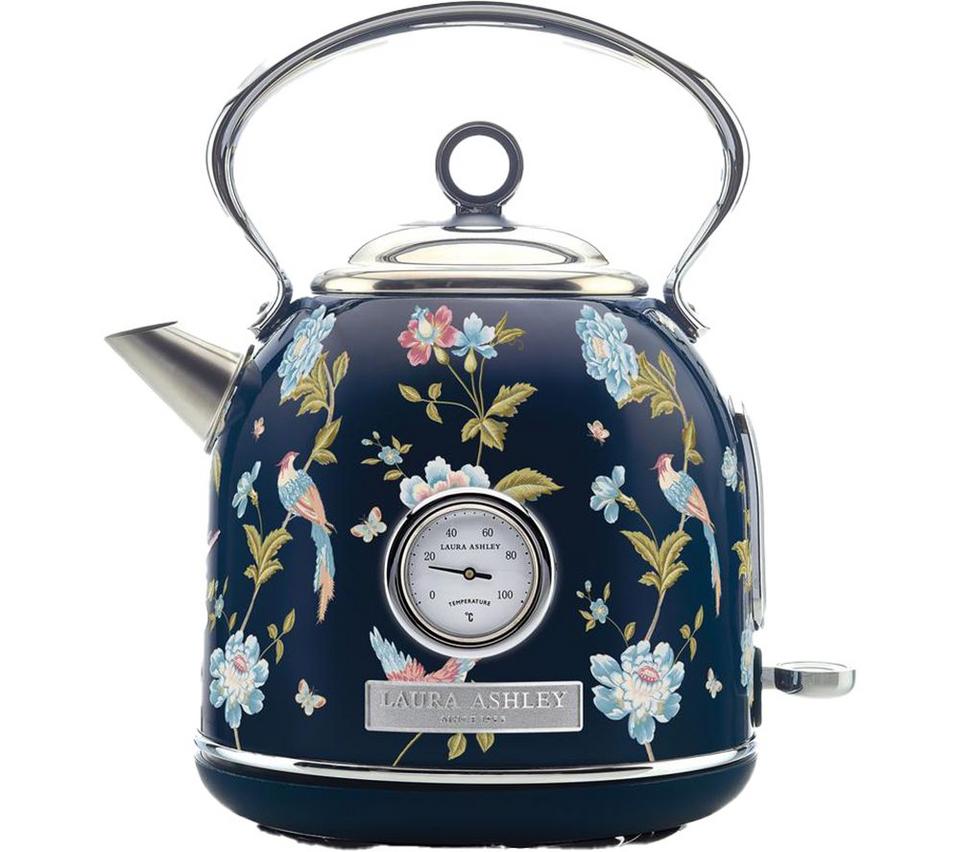 LAURA ASHLEY VQSBPKK336LAEN Traditional Kettle - Elveden Navy