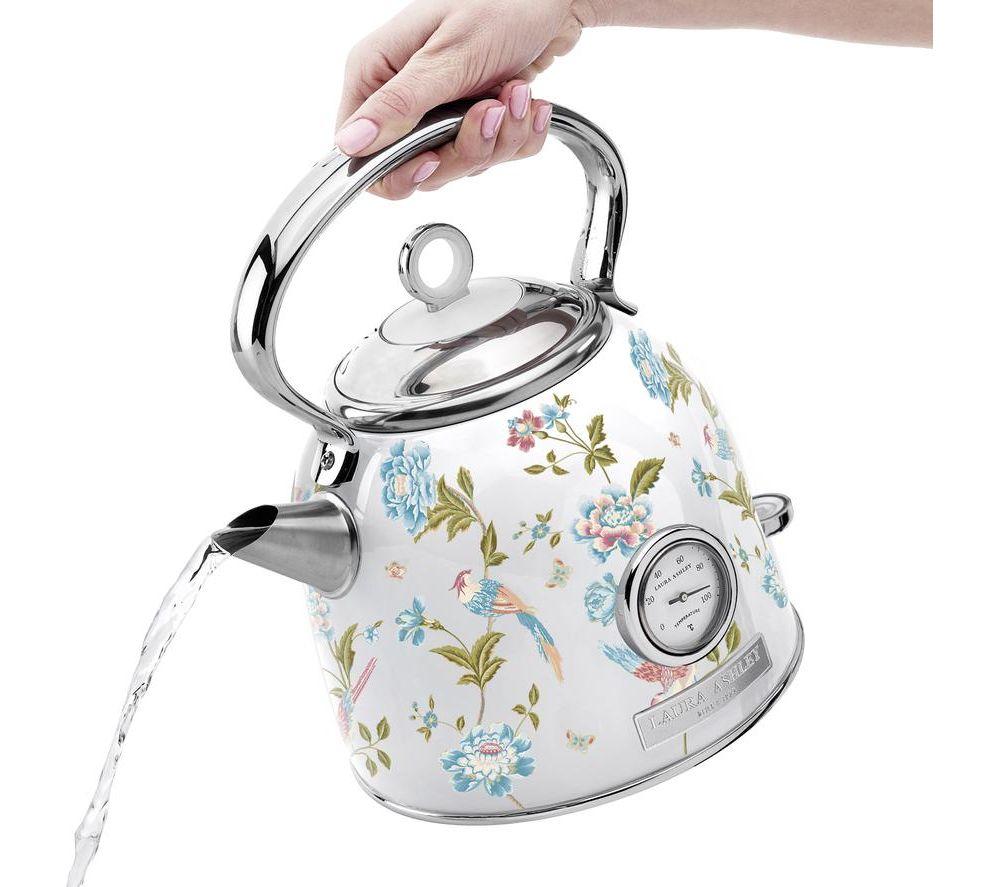 LAURA ASHLEY VQSBPKK336LAEW Traditional Kettle - Elveden White image number 4 of 7