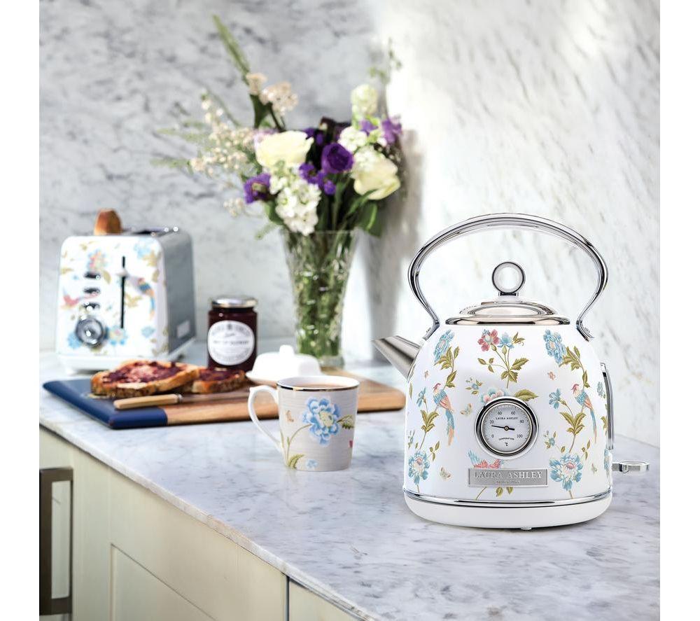 LAURA ASHLEY VQSBPKK336LAEW Traditional Kettle - Elveden White image number 7 of 7