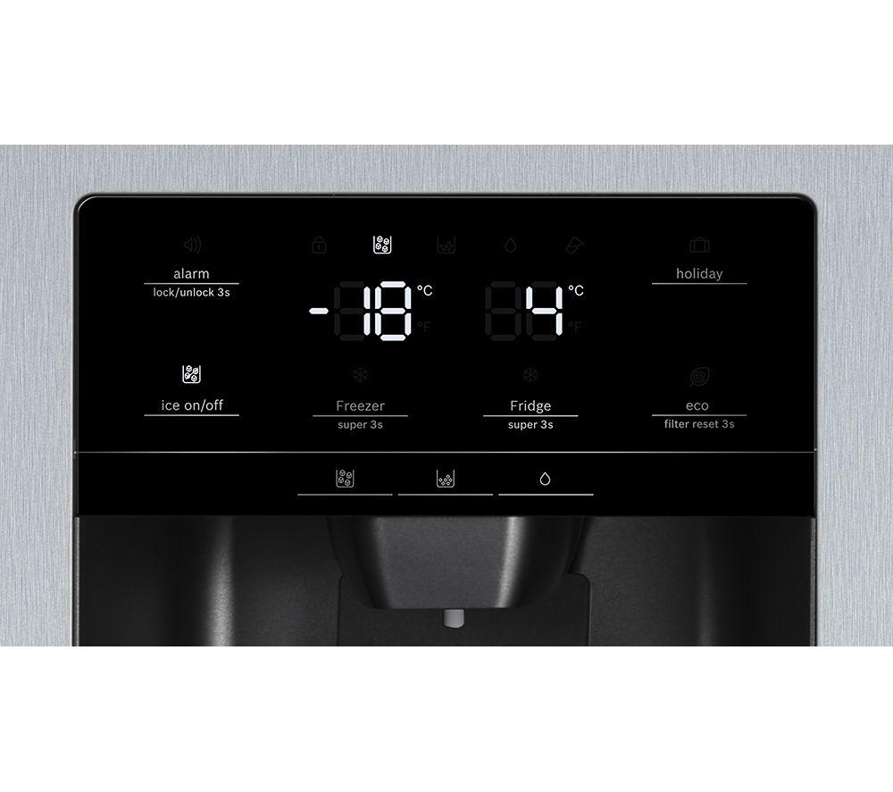 BOSCH Series 6 KAD93AIERG American-Style Fridge Freezer - Brushed Steel image number 3 of 8