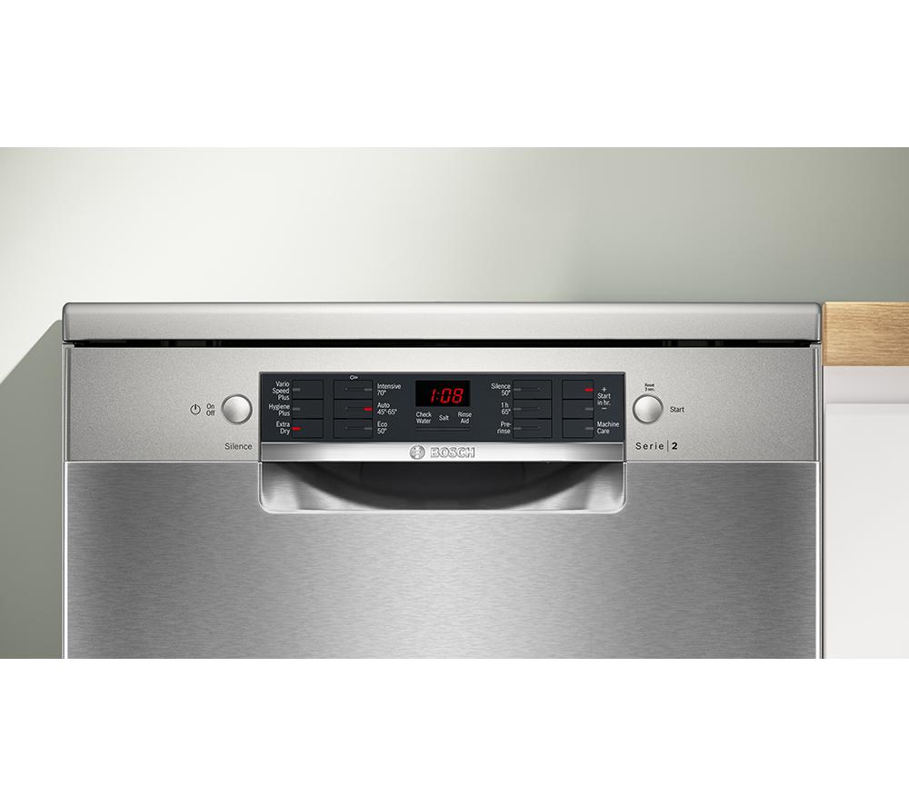 BOSCH Series 2 SMS26AI08G Full-size Dishwasher - Silver image number 2 of 10