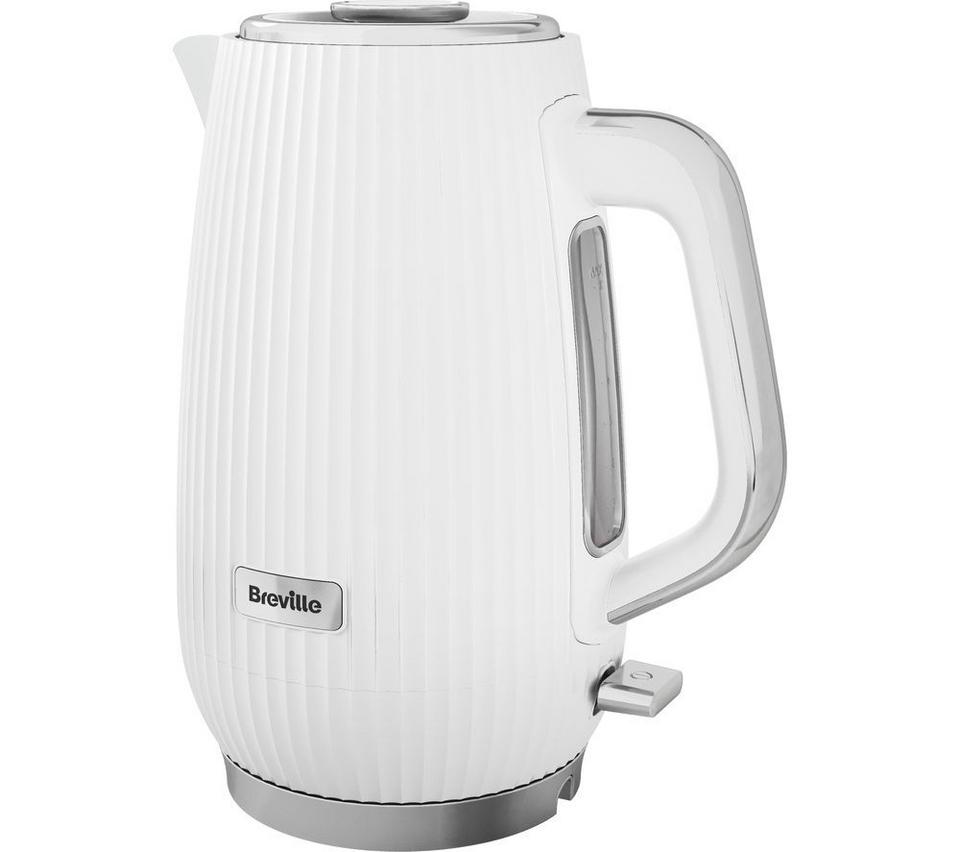 BREVILLE Linear VKT244 Jug Kettle - White & Chrome