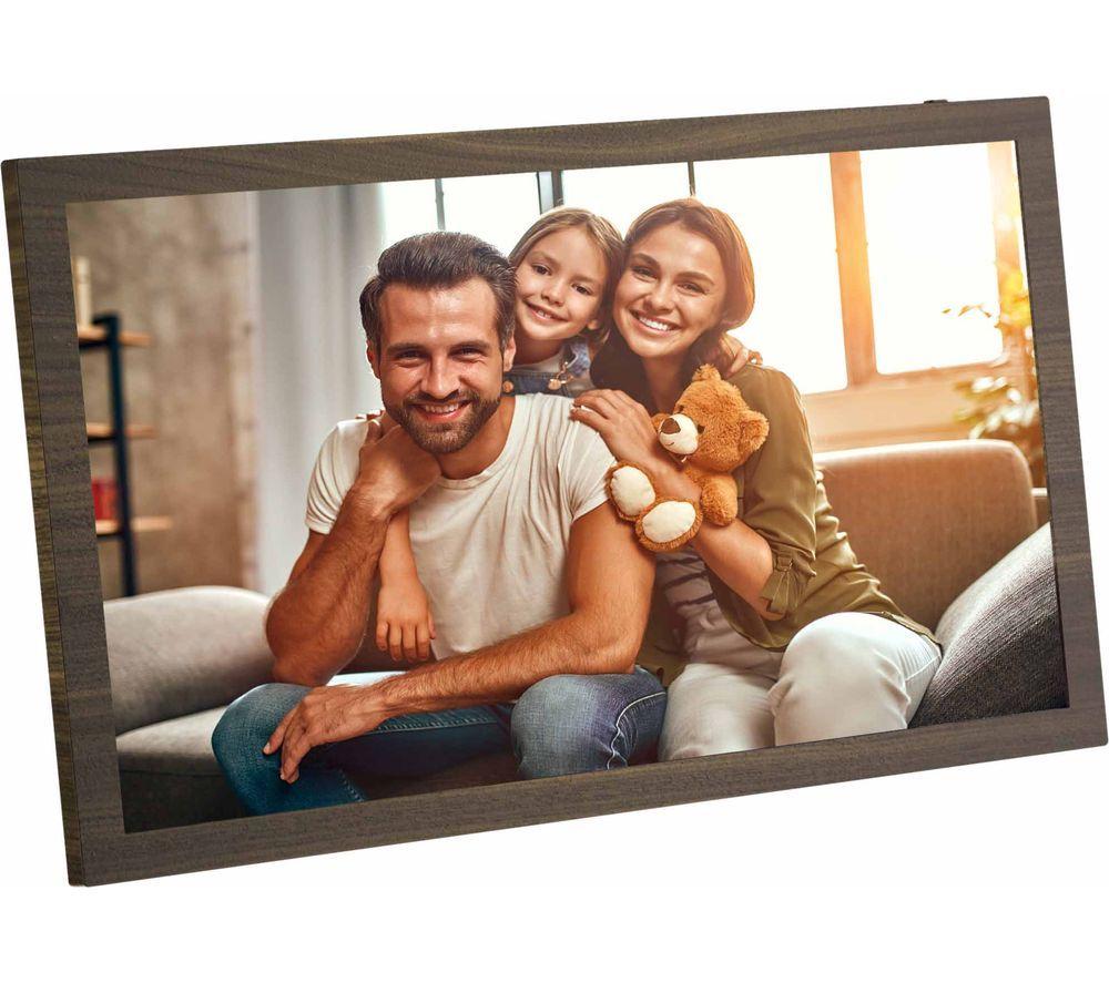SANDSTROM SDPF15W25 15.6" Digital Photo Frame - Brown image number 3 of 8