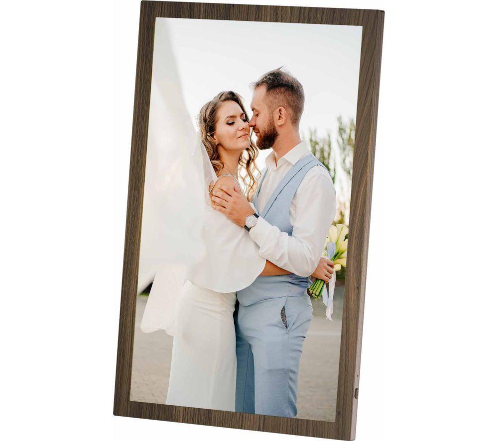 SANDSTROM SDPF15W25 15.6" Digital Photo Frame - Brown image number 4 of 8