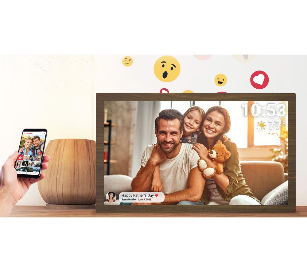 SANDSTROM SDPF15W25 15.6" Digital Photo Frame - Brown image number 8 of 8