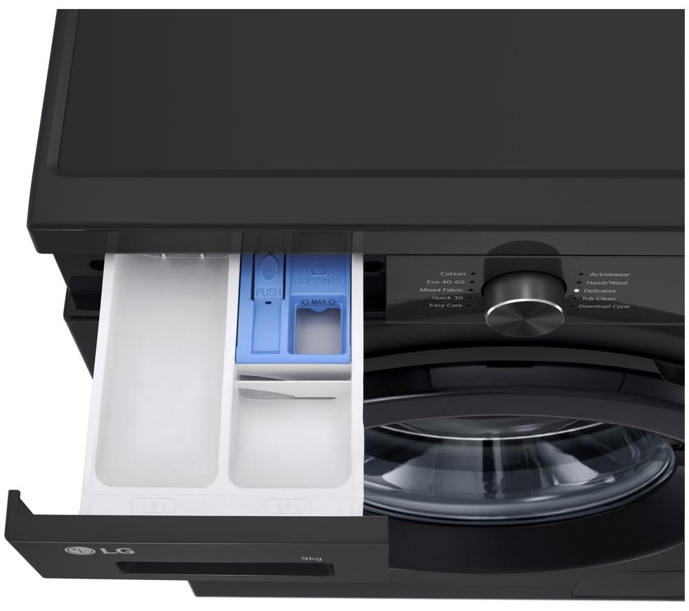 LG Series 2 Direct Drive F4X1009NNK WiFi-enabled 9 kg 1400 Spin Washing Machine - Onyx Black image number 13 of 16