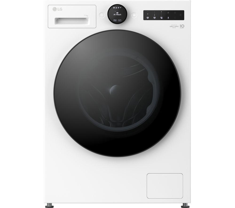 LG VX75 Series AI Direct Drive 11 kg 1400 Spin Washing Machine - White