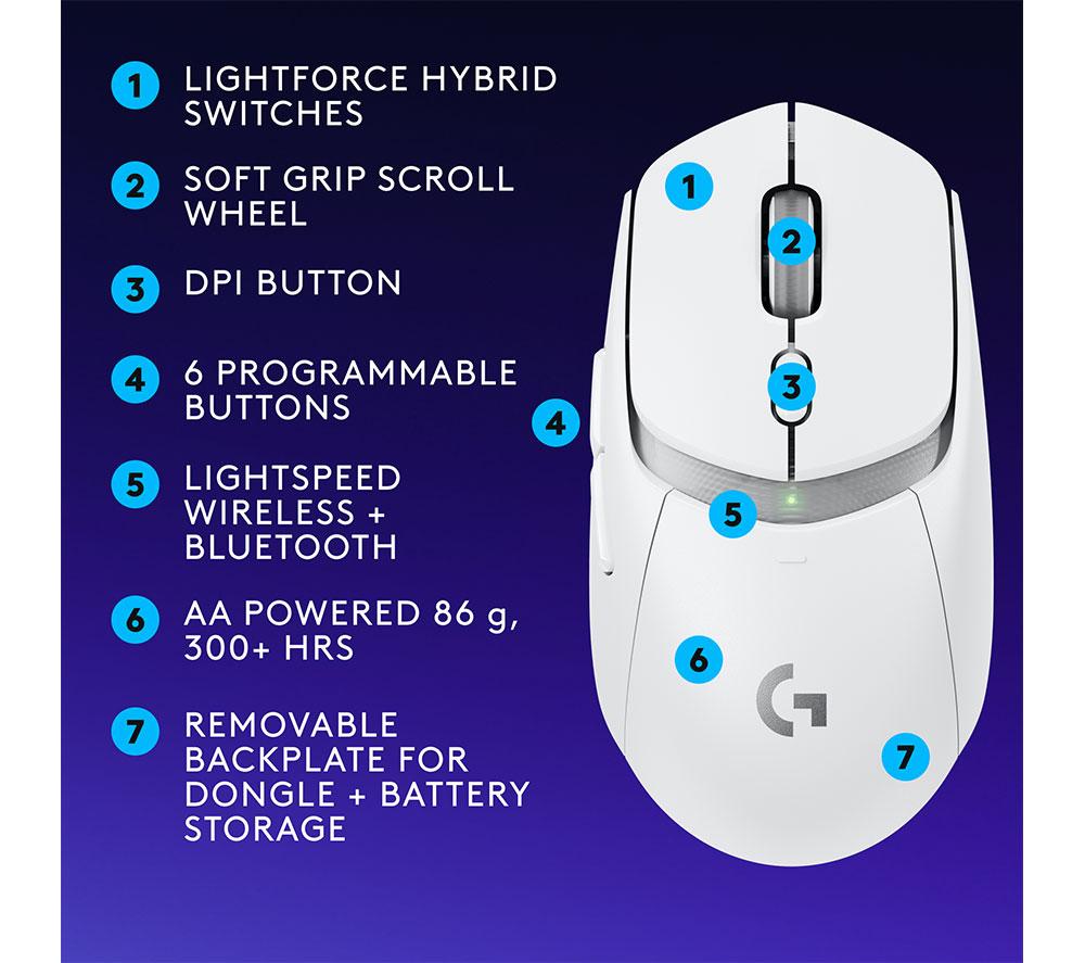 Buy LOGITECH G309 Lightspeed Wireless Optical Gaming Mouse - White