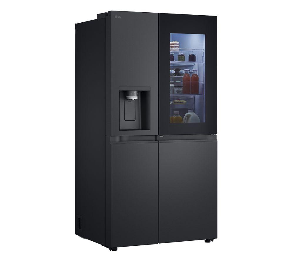 LG InstaView GSXE90EVDD American-Style Smart Fridge Freezer - Essence Black Steel image number 10 of 16