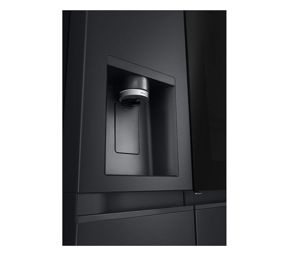 LG InstaView GSXE91EVAD American-Style Smart Fridge Freezer - Black Steel image number 11 of 18