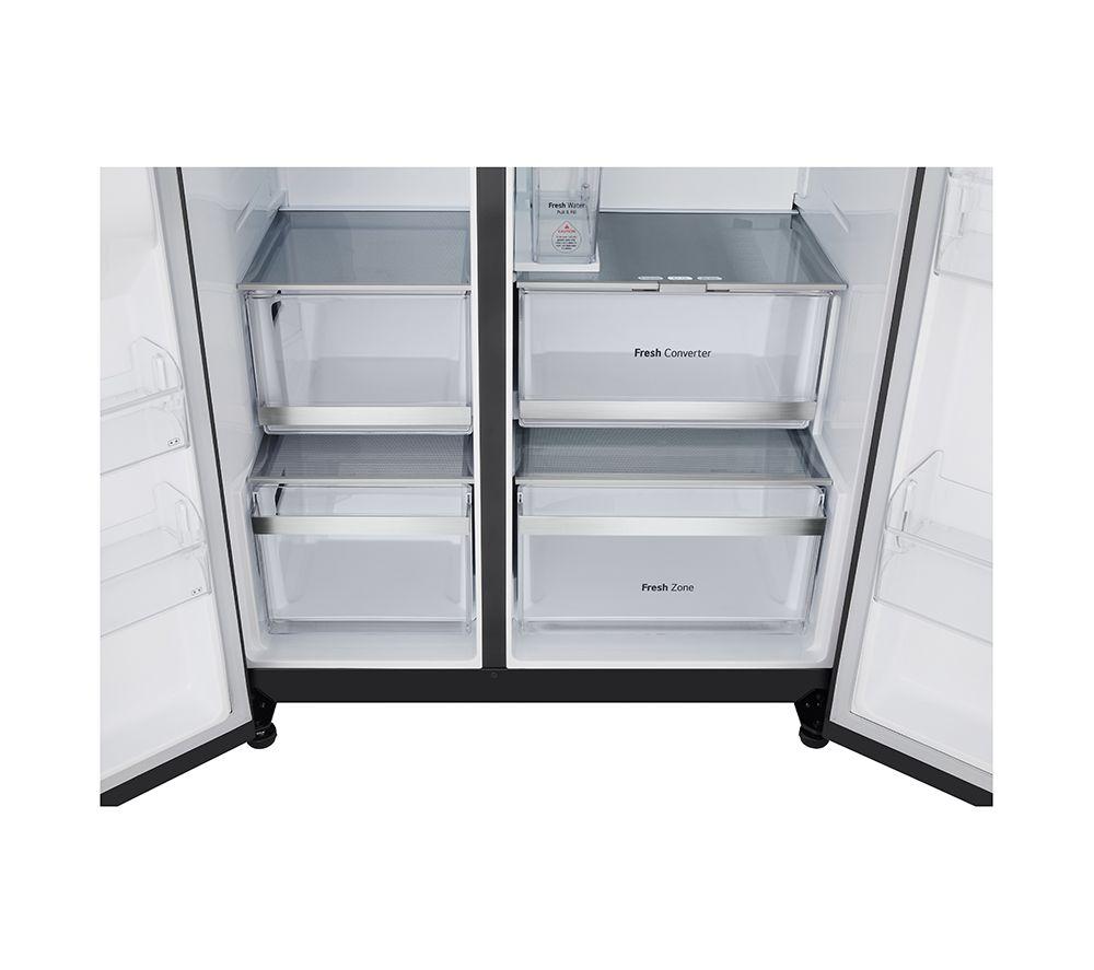 LG InstaView GSXE91EVAD American-Style Smart Fridge Freezer - Black Steel image number 13 of 18