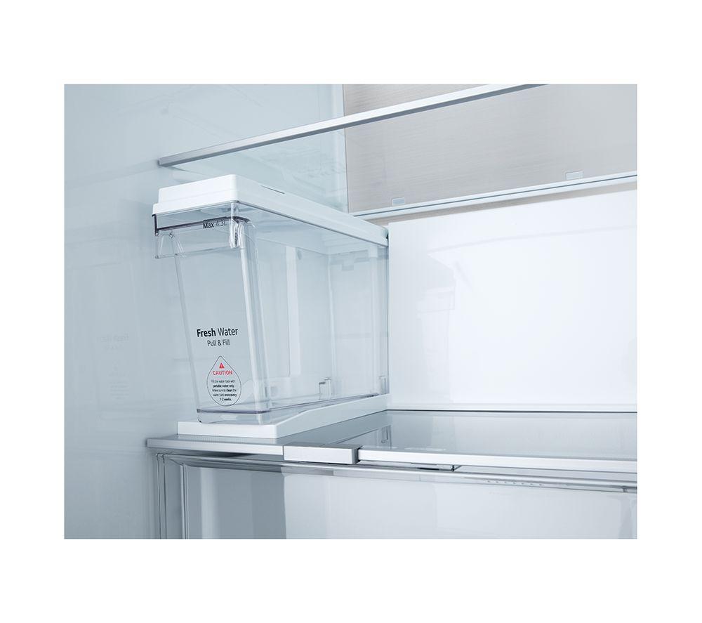 LG InstaView GSXE91EVAD American-Style Smart Fridge Freezer - Black Steel image number 14 of 18