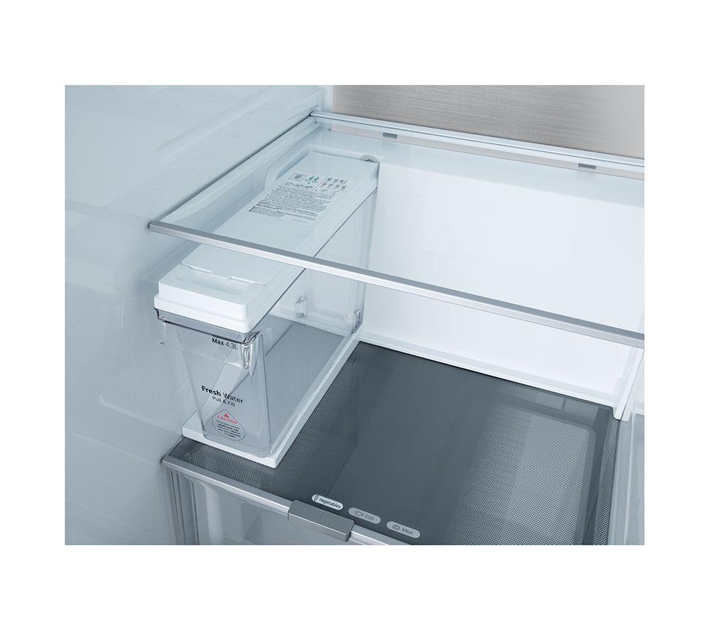LG InstaView GSXE91EVAD American-Style Smart Fridge Freezer - Black Steel image number 15 of 18