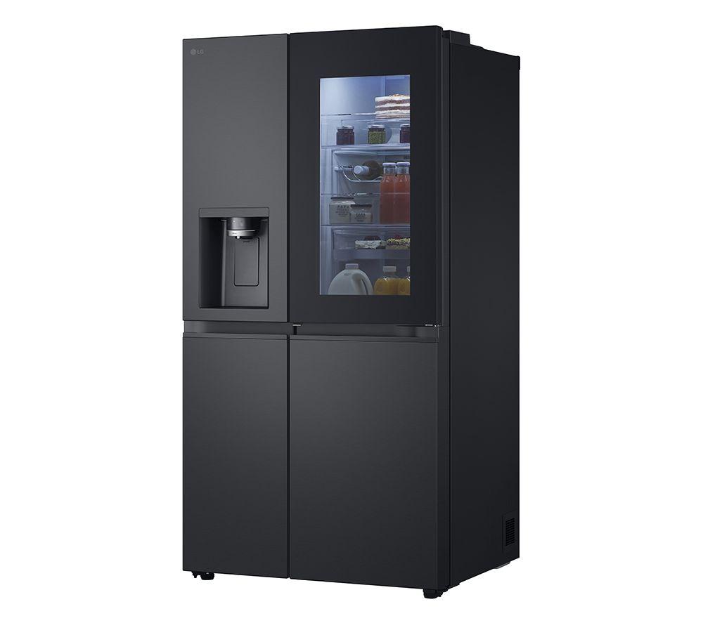 LG InstaView GSXE91EVAD American-Style Smart Fridge Freezer - Black Steel image number 16 of 18
