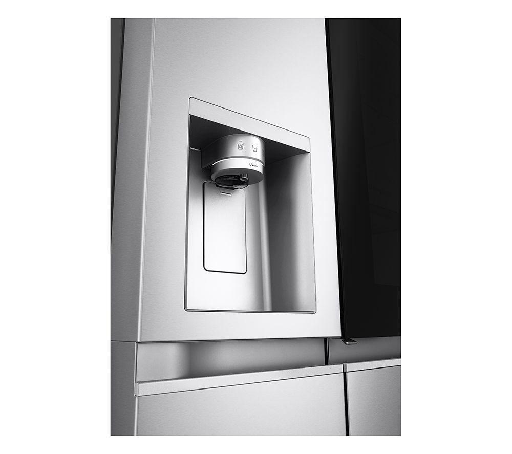 LG InstaView GSXE91BSAD American-Style Smart Fridge Freezer - Brushed Steel image number 10 of 18