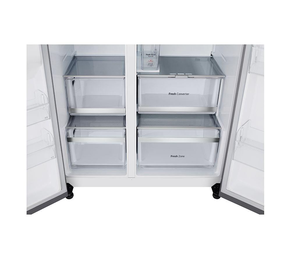 LG InstaView GSXE91BSAD American-Style Smart Fridge Freezer - Brushed Steel image number 11 of 18