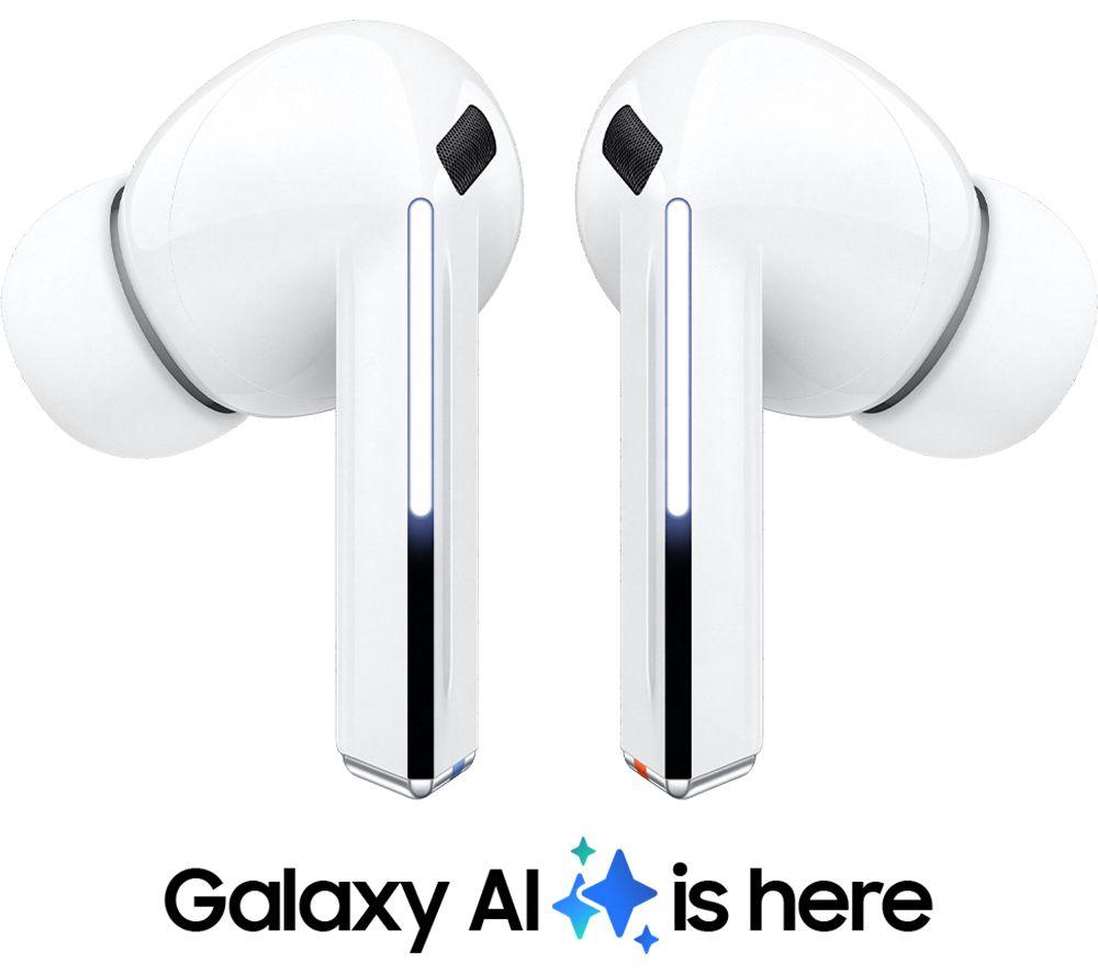 SAMSUNG Galaxy Buds3 Pro Wireless Bluetooth Noise-Cancelling Earbuds - White, White