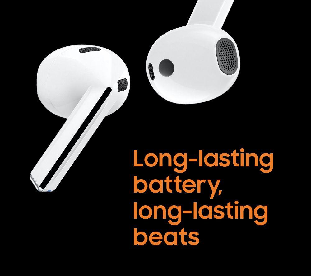 SAMSUNG Galaxy Buds3 Pro Wireless Bluetooth Noise-Cancelling Earbuds - White image number 6 of 17