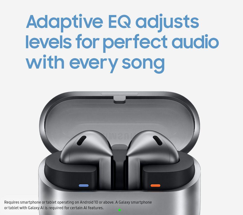 SAMSUNG Galaxy Buds3 Pro Wireless Bluetooth Noise-Cancelling Earbuds - White image number 7 of 17