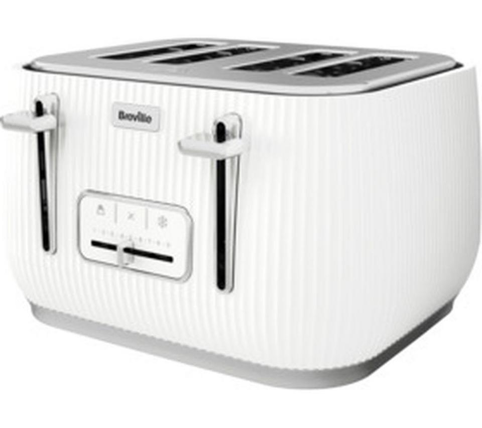 BREVILLE Linear VTR031 4-Slice Toaster - White