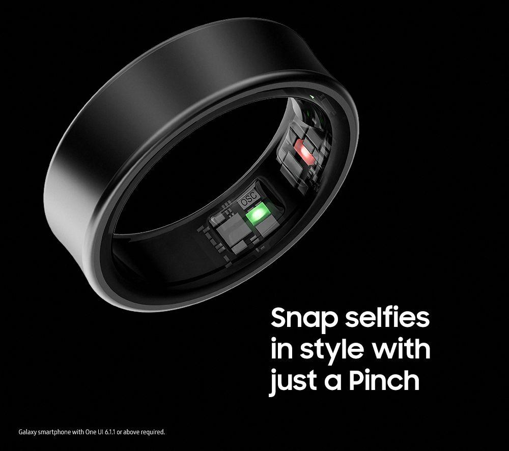 SAMSUNG Galaxy Ring - Titanium Black, Size 11 image number 6 of 10